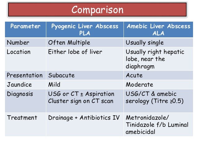 Antibiotics in liver abscess